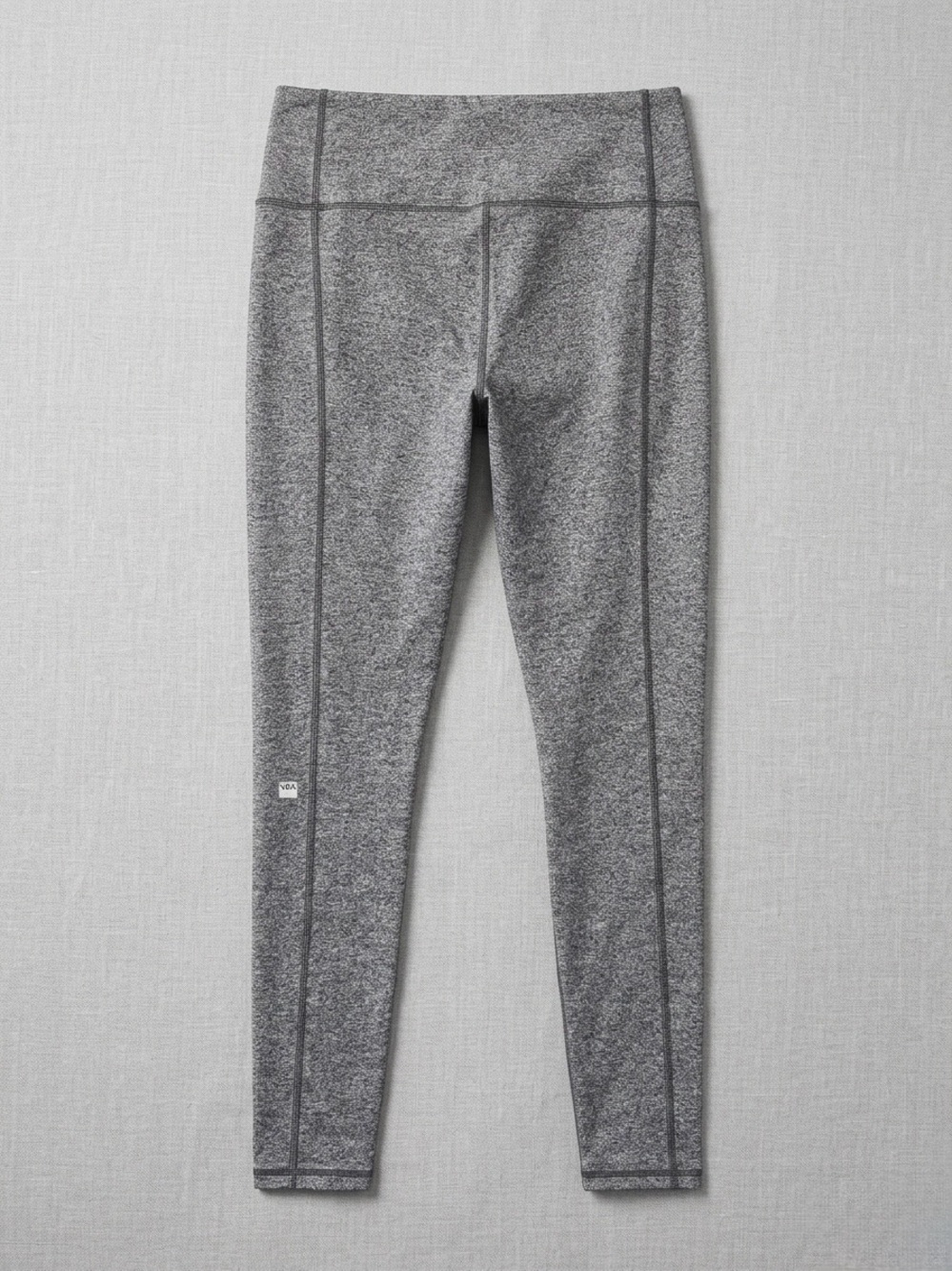 Victoria's Secret VSX Gray Heather Performance Leggings with Pink Logo